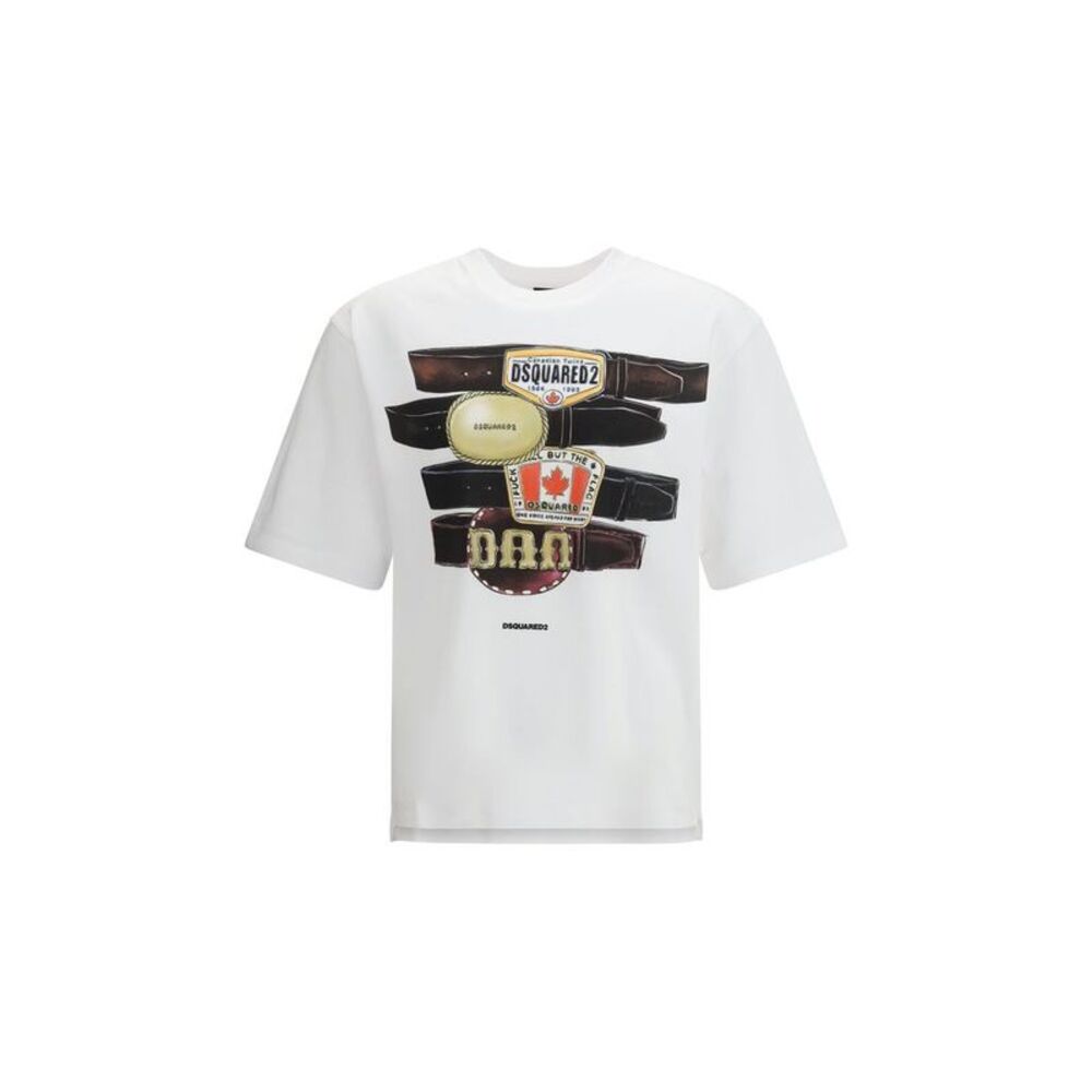 Dsquared² White Cotton Men's T-Shirt